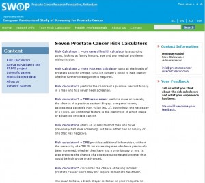 Seven prostatecancer_risk calculators